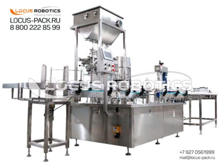 LR-200 Automatic Piston Monoblock for the Hot-Filling of Gourmet Edible Oils, Syrups, and Toppings into Maraska, Doric, and Ariana Glass Bottles