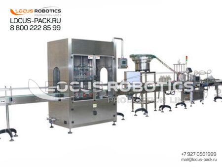 R-200 High-Speed Automatic Piston Filling, Capping & Labeling Line for 5-Liter (5000ml) PET Bottles with 48mm Neck Finishes