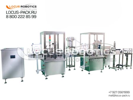 R-200 High-Speed Automatic Line with Integrated Container Orienter: Precision Packaging for Antiseptics, Sanitizer Gels, and Pharmaceutical Liquids